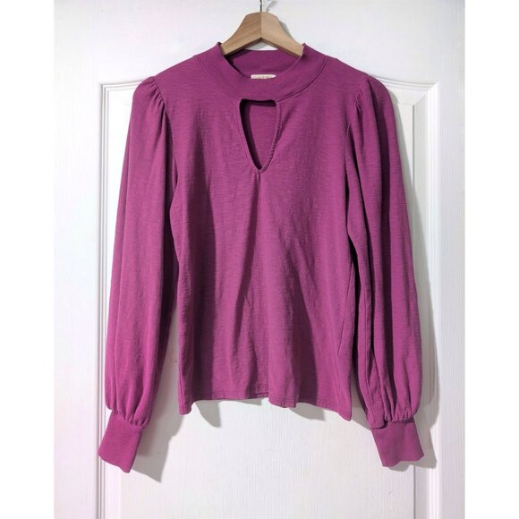 Nation Los Angeles | Shelby Long Sleeve In Miss Magenta - Picture 4 of 11